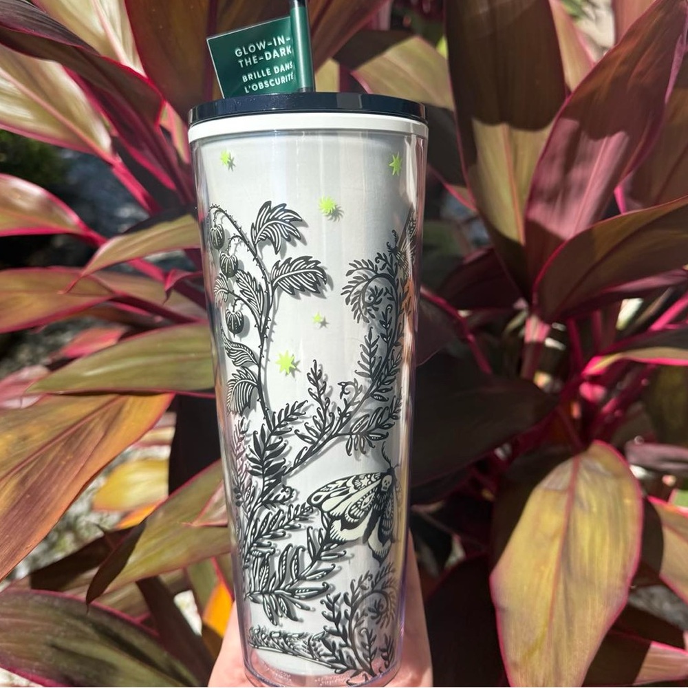 Starbucks 2025 Halloween Night Moth Glow in the Dark Tumbler